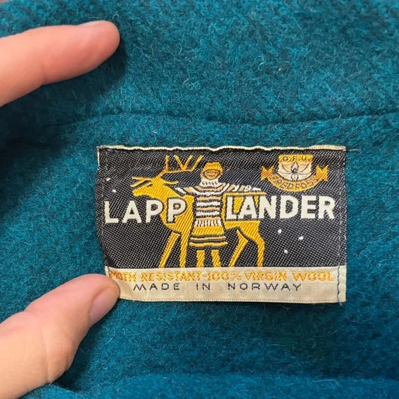 Lapp Lander lap lander lapplander made in Norway 100% wool fringe vintage sweate - Picture 6 of 11